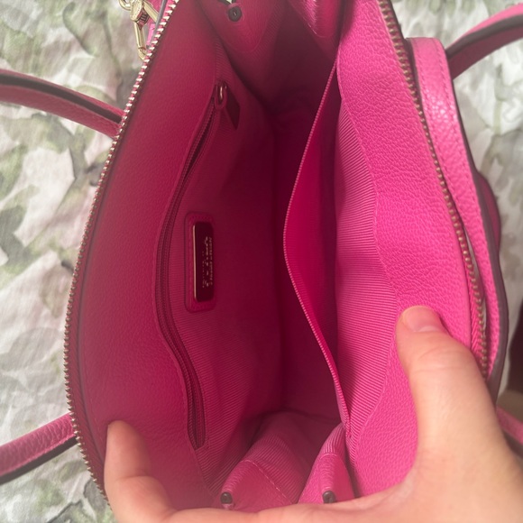 Furla Pink Satchel Crossbody Bag leather - Picture 5 of 9